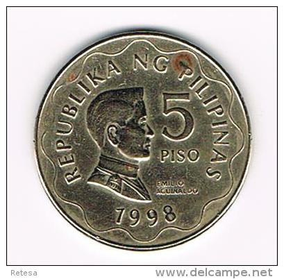 ¨  PILIPINAS  5  PISO  1998 - Filippijnen