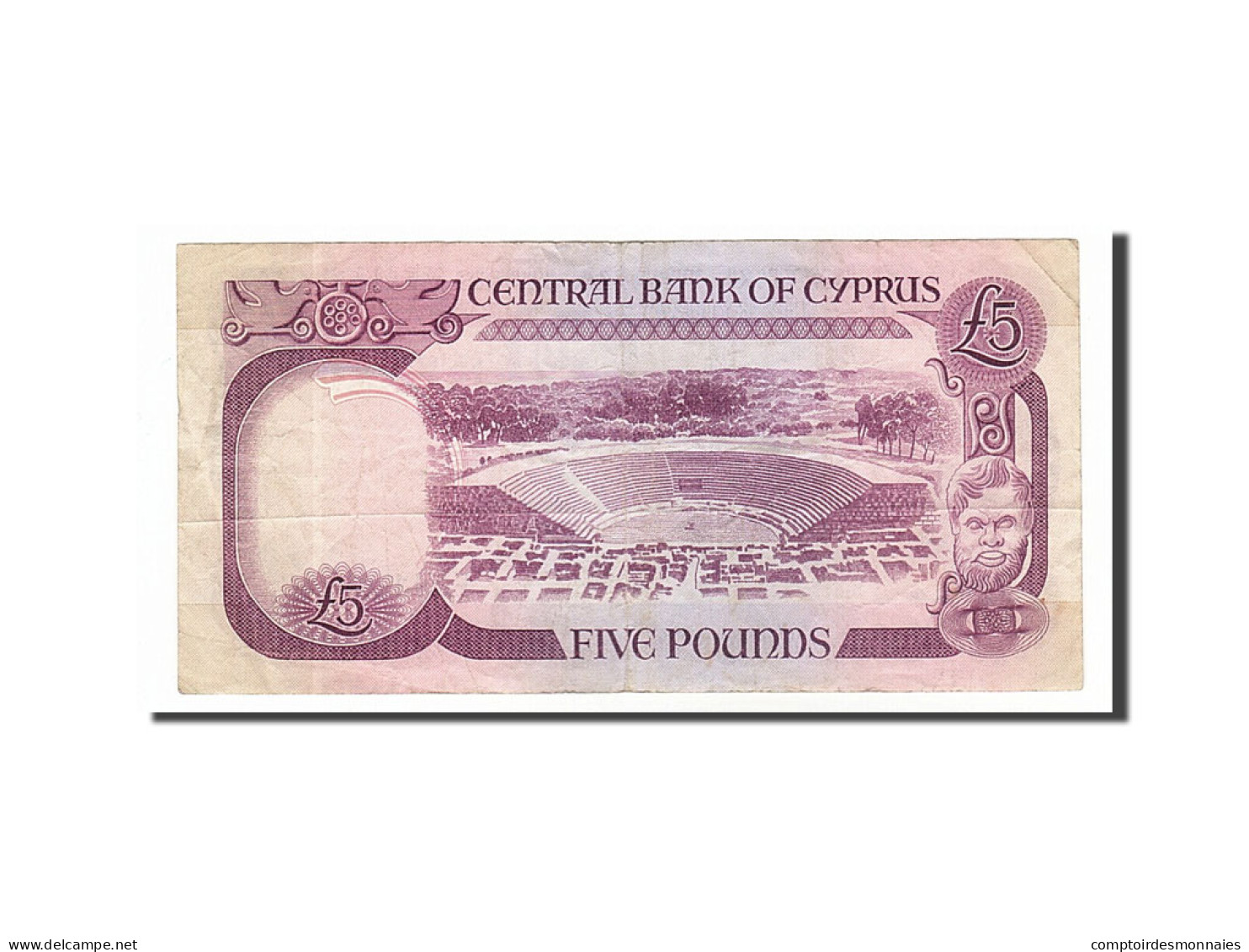 Billet, Chypre, 5 Pounds, 1979, 1979-06-01, TTB - Chypre