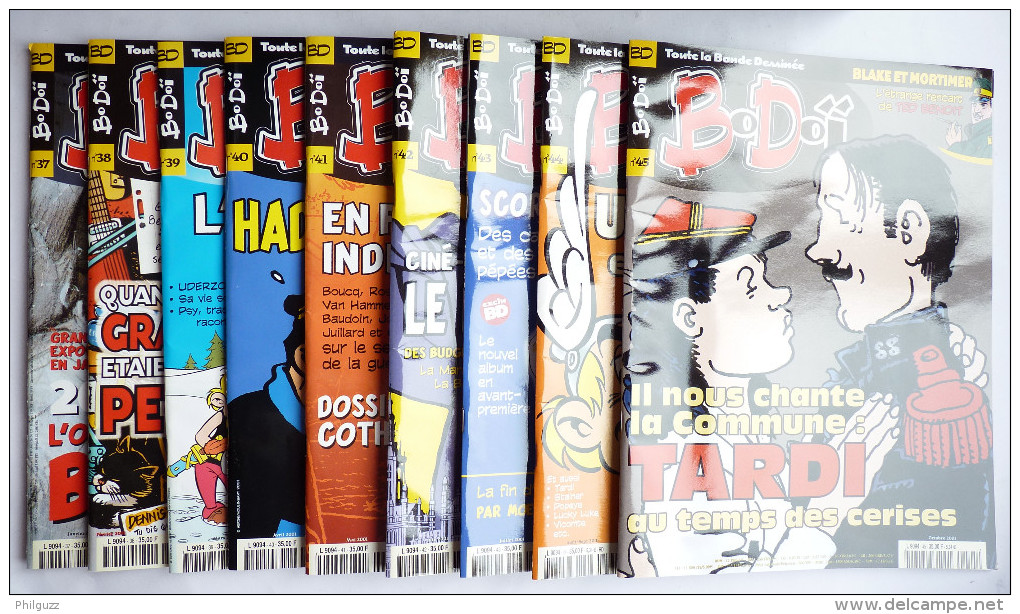 MAGAZINE LOT BO-DOÏ - N°1 à 54 Complets états TTBE à Neuf AVEC 6 RELIURES - Bodoï