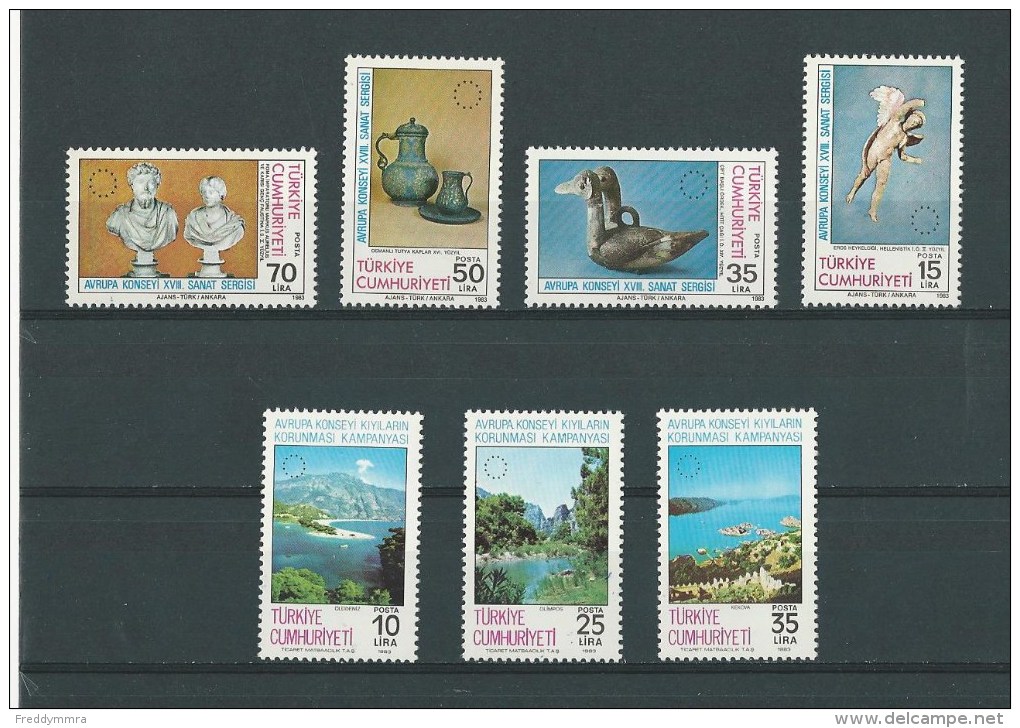 Turquie: 2394/ 2400 ** - Unused Stamps