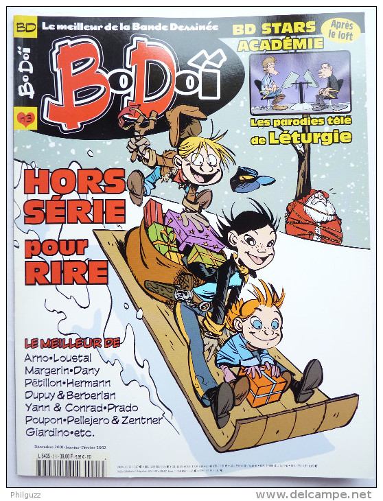 MAGAZINE  BO-DOÏ - N° 3 HS Hors Série SPECIAL Pour Rire  TTBE - Couverture LETURGIE - Bodoï