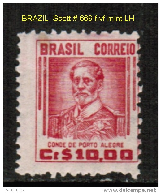BRAZIL    Scott  # 668* F-VF MINT NH - Unused Stamps