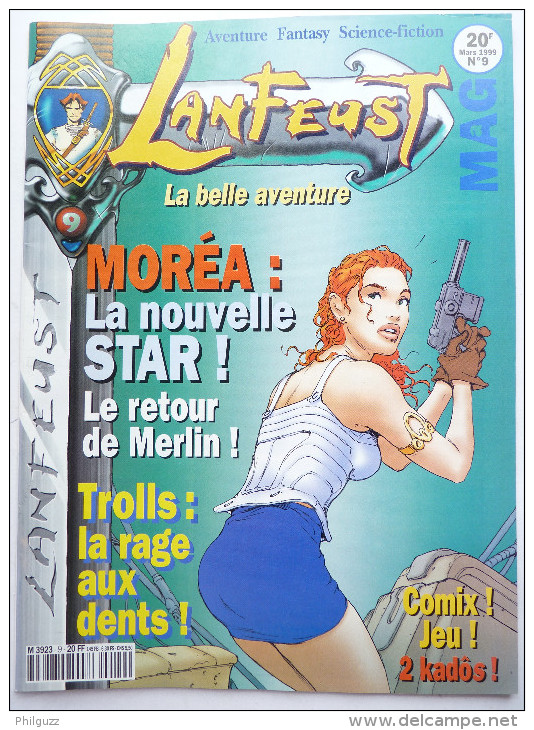 MAGAZINE  LANFEUST MAG N°09  TTBE - Couverture MOREA LABROSSE Complet De Ses SUPPLEMENTS - Bodoï