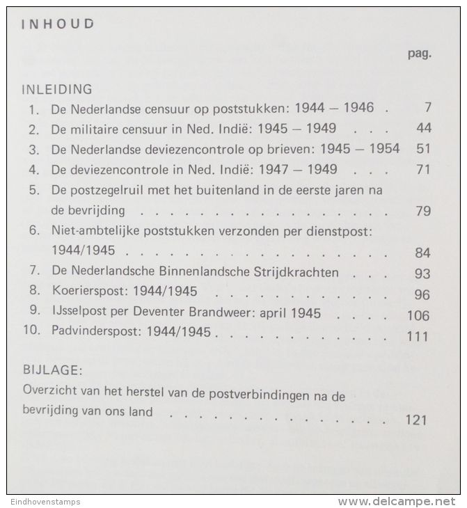 Po&amp;Po Enkele Postale Problemen In Nederland En Nederlands 0ost-Indië Na De Bevrijding - Other & Unclassified