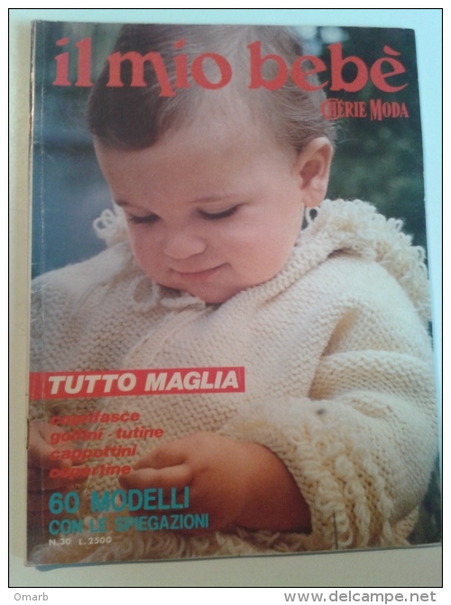 Lib331 Il Mio Bebè, Cherie Moda Vintage, Old Fashion, Maglia, Cucito, N.30 Anno XV, Abbigliamento, Rivista Femminile - Fashion