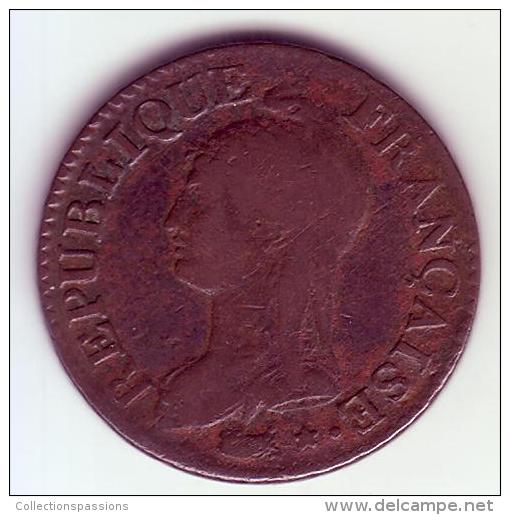 Dupré. 5 Centimes, Grand Module. An 5W - - 1795-1799 French Directory