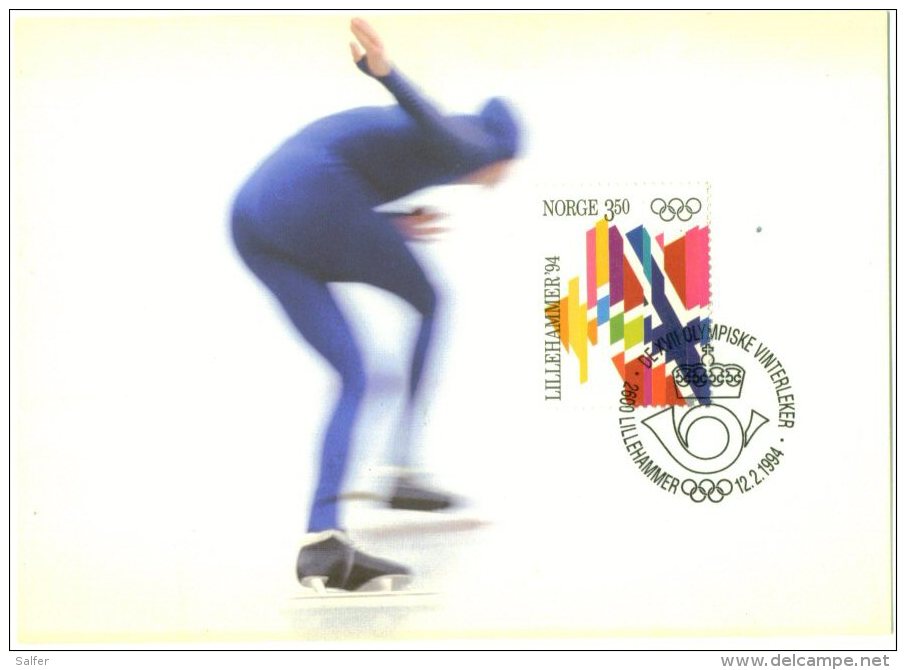 NORVEGIA - GIOCHI OLIMPICI INVERNALI 1994 - MAX - Invierno 1994: Lillehammer