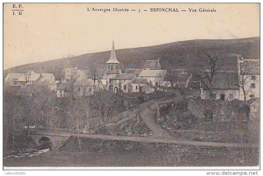 L'Auvergne Illustrée - 3 - ESPINCHAL - Vue Générale  ( Pub Au Malt Kléber ) - Autres & Non Classés