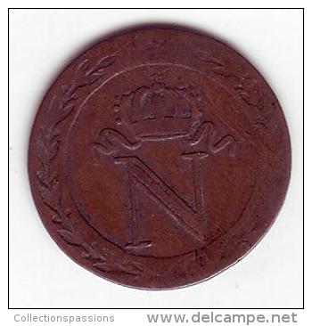 Napoléon Ier. 10 Cent à L'N Couronnée. 1808 W - - 10 Centimes