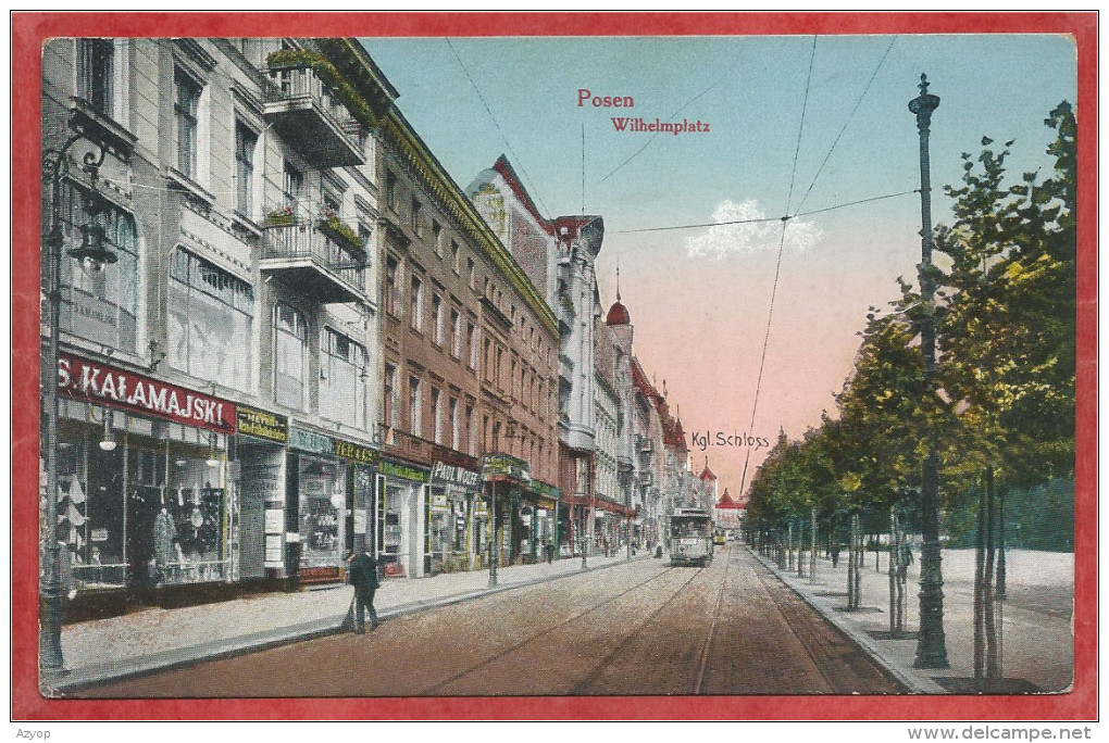 Polska - Polen - Poland - POSEN - POZNAN - Wilhelmplatz - Magasin WOLFF - MEYER - Judaica ? - Feldpost - Posen