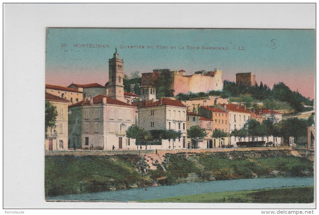 1931 - SEMEUSE PERFORE E.D.F Sur CARTE POSTALE PRIVEE De MONTELIMAR (DROME) - Storia Postale