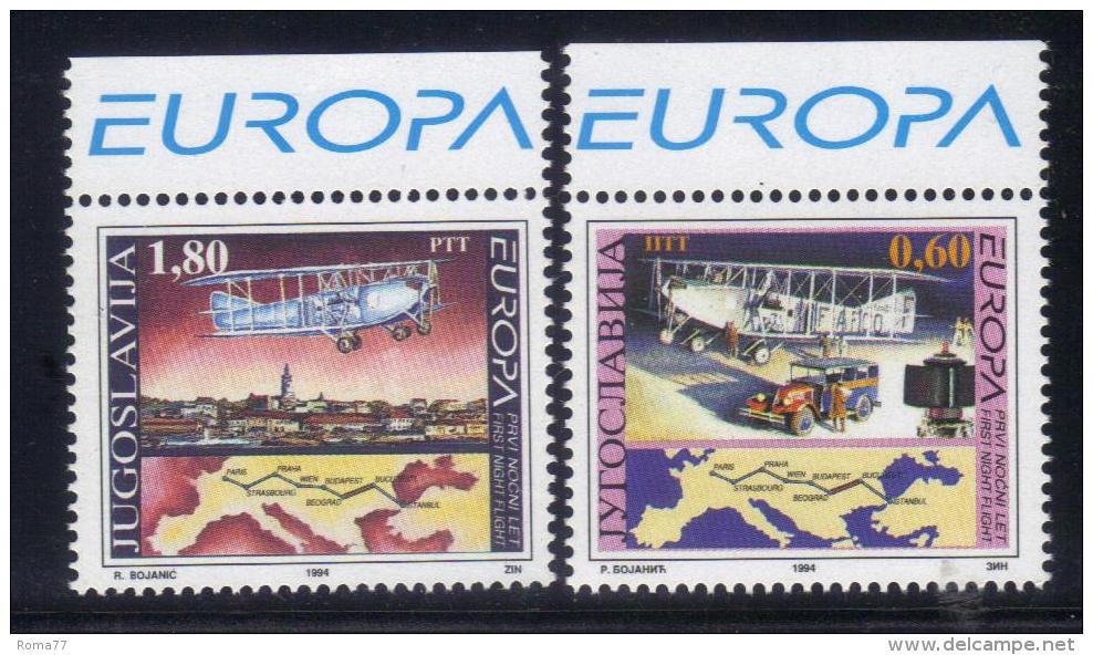 FRZ271 - YUGOSLAVIA  1994, Serie Catalogo Unificato N. 2546/2547  *** Europa - Ungebraucht