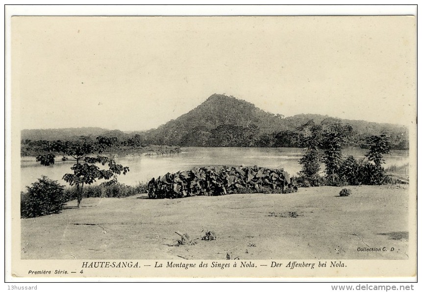 Carte Postale Ancienne République Centrafricaine - Haute Sanga. La Montagne Des Singes à Nola - Centraal-Afrikaanse Republiek