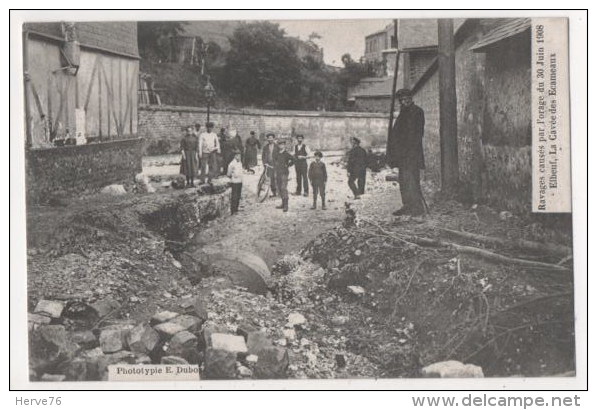 ELBEUF - Ravages Causés Par L´orage Du 30 Juin 1908 - La Cavée Des Ecameaux - Elbeuf