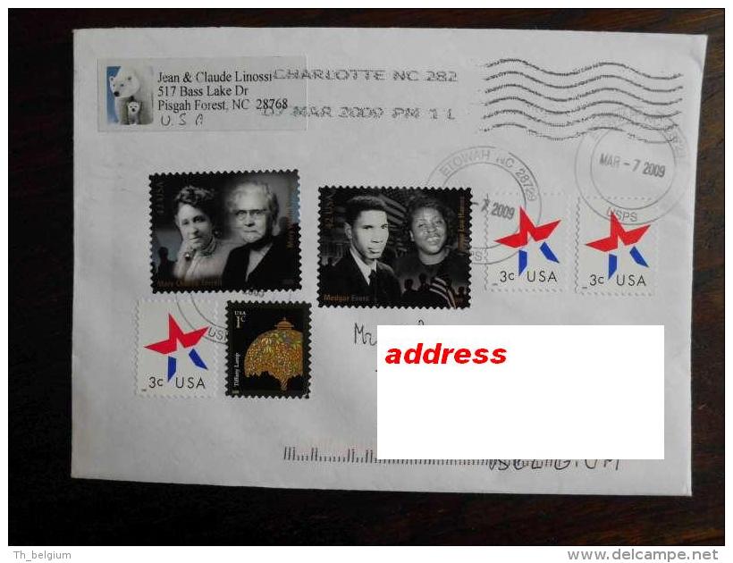 USA United States Of America 2009 - Letter With Stamps Civil Rights Pioneers  (Medgar Evers And Others) - Other & Unclassified