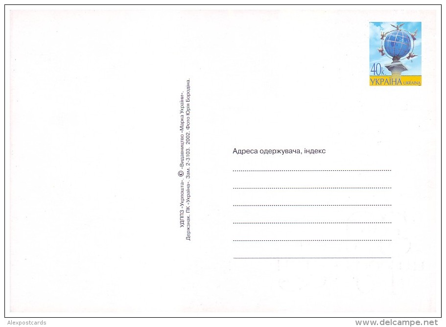 DAISY FLOWERS. "HAPPY BIRTHDAY!" (UKRAINE, 2002. Postal Stationery, Mint Condition) - Autres & Non Classés