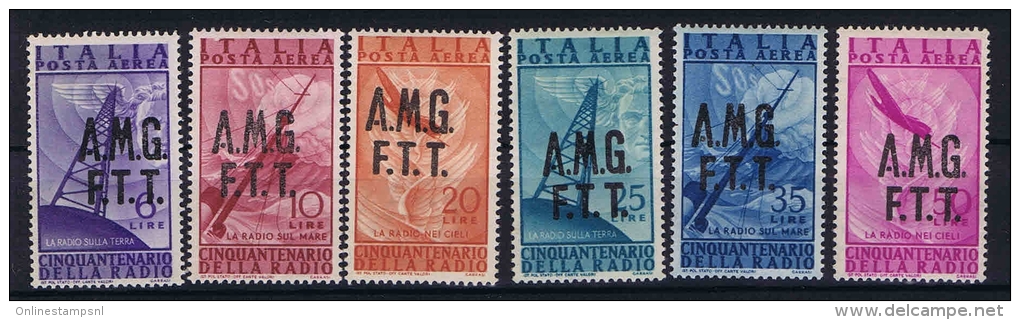 Italy: AMG FTT  Triest A Sa  7-12 Mi 28 - 33 , MNH/**  Airmail - Poste Aérienne