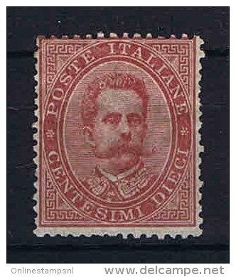 Italy:   1879 Sa  38, Mi  38 A MH/* - Ungebraucht