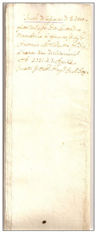 GENOVA - Liguria - ARCHIVE / Famiglia Marchese Pietro Paolo CELESIA - Cadoine de Gabriac / 23 Documenti 1718 -1826 + TOP
