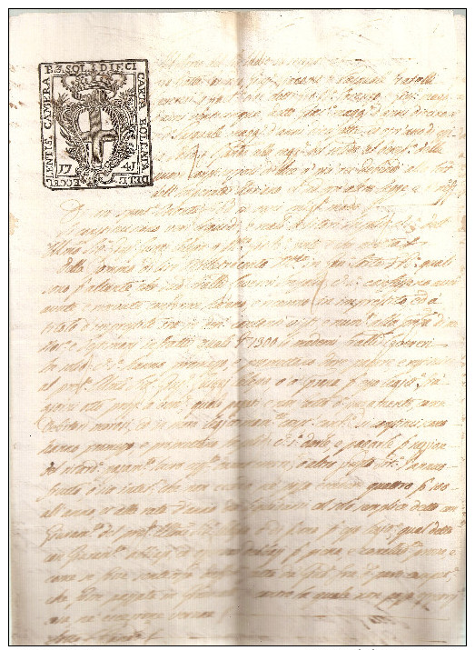 GENOVA - Liguria - ARCHIVE / Famiglia Marchese Pietro Paolo CELESIA - Cadoine de Gabriac / 23 Documenti 1718 -1826 + TOP