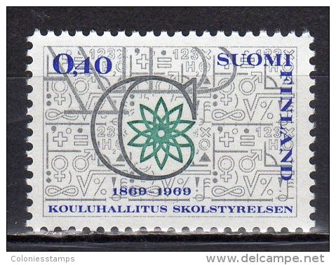 (SA0203) FINLAND, 1969 (Centenary Of The Central School Board). Mi # 664. MNH** Stamp - Neufs