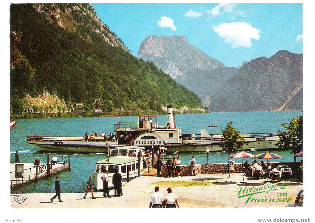 Österreich - Dampferstation In Ebensee Am Traunsee - Schiff - Ship - Dampfer - Dampfer