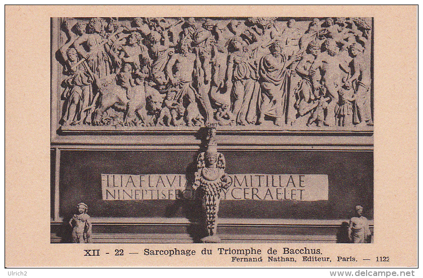 PC Sarcophage Du Triomphe De Bacchus (7065) - Objets D'art