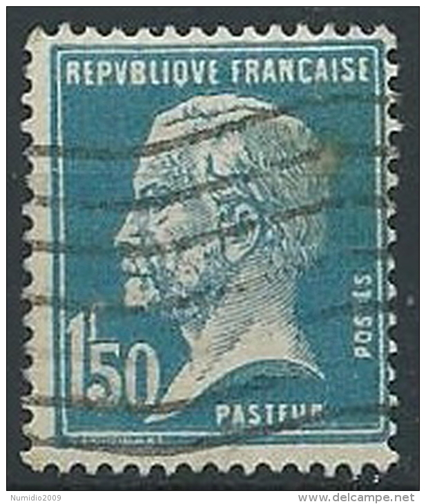 1923-26 FRANCIA USATO PASTEUR 1,50 F - EDF158 - 1922-26 Pasteur