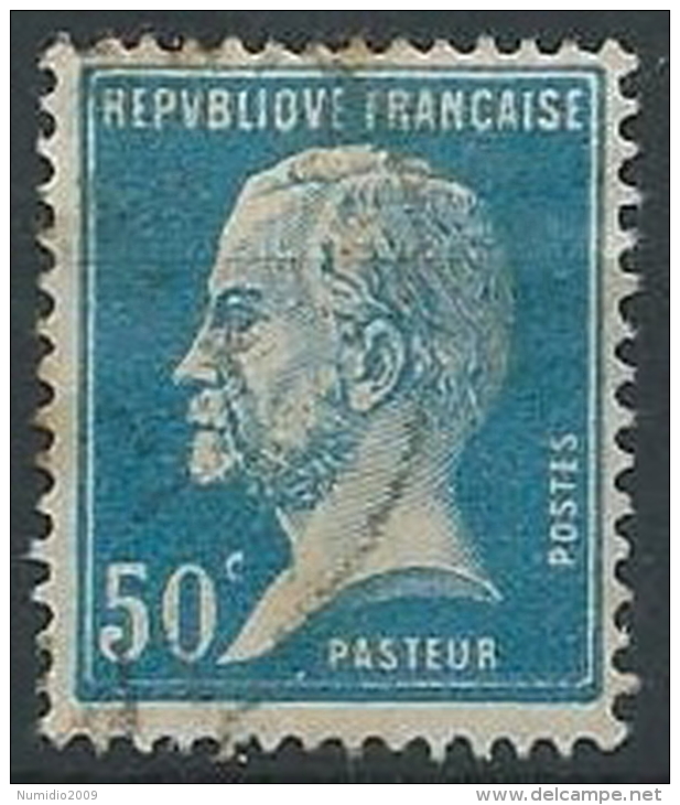 1923-26 FRANCIA USATO PASTEUR 50 CENT - EDF158 - 1922-26 Pasteur