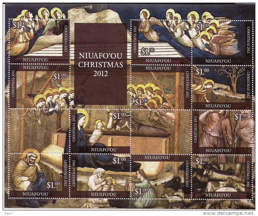 NIUAFO'OU - 2012 - Noël 2012, Peintures De Antonio Allegri Da Correggio -  BF Neufs // Mnh - Tonga (1970-...)