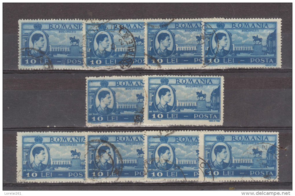 1947 - Roi Michel / Activites Nationales Yv No 981  Et Mi 1072   LOT X 10 - Gebraucht