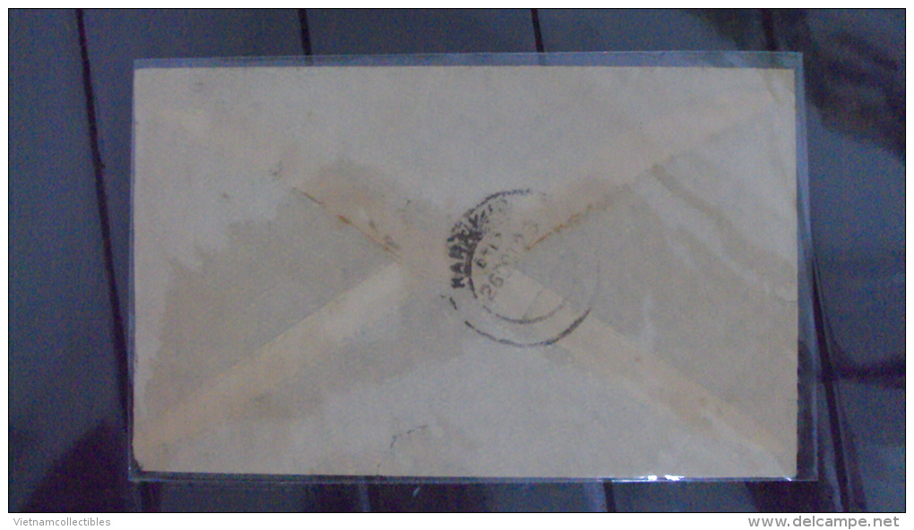 Malay Malaysia Cover With Tiger Stamp 1923 / Taiping Postmark / 02 Images - Federated Malay States