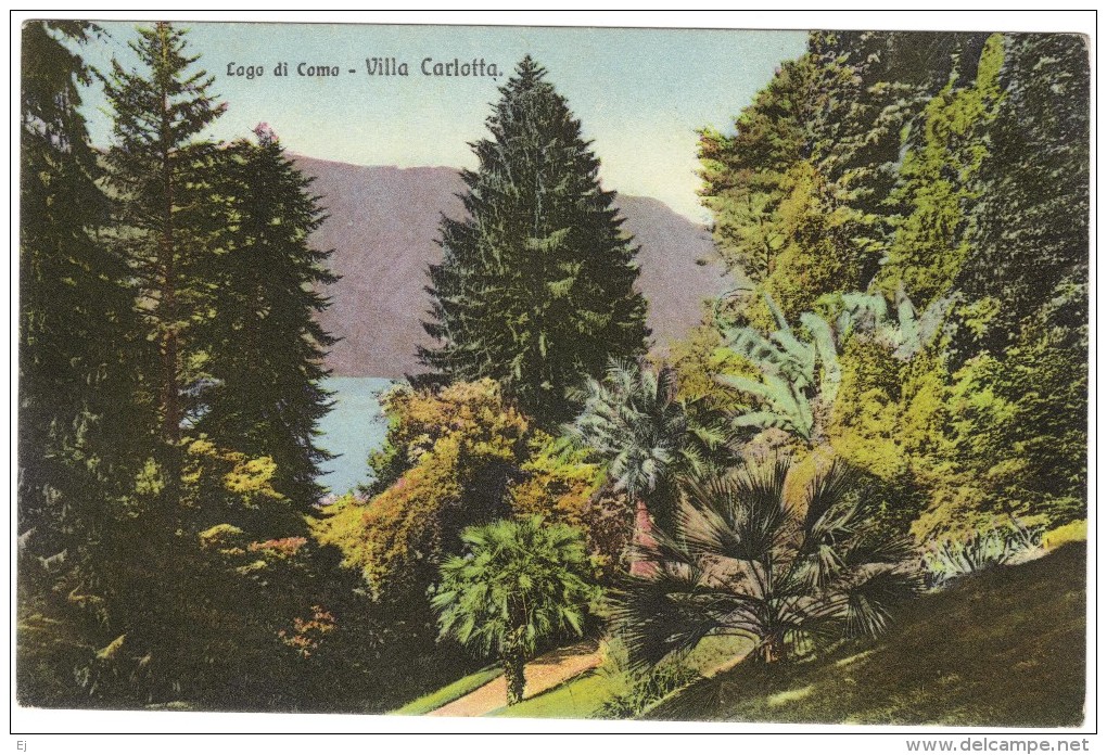 Lago Di Como - Villa Carlotta Colour Postcard Brunner & C - Como