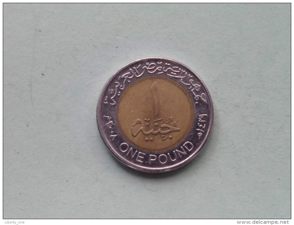 2008 ( 1429 ) - 1 £ / KM 940a (  For Grade, Please See Photo ) !! - Aegypten