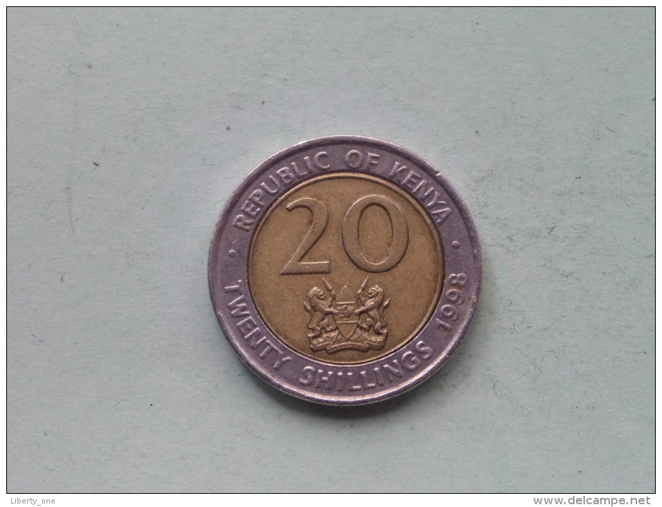 1998 - 20 Shillings / KM 32 ( Details See Photo ) ! - Kenya