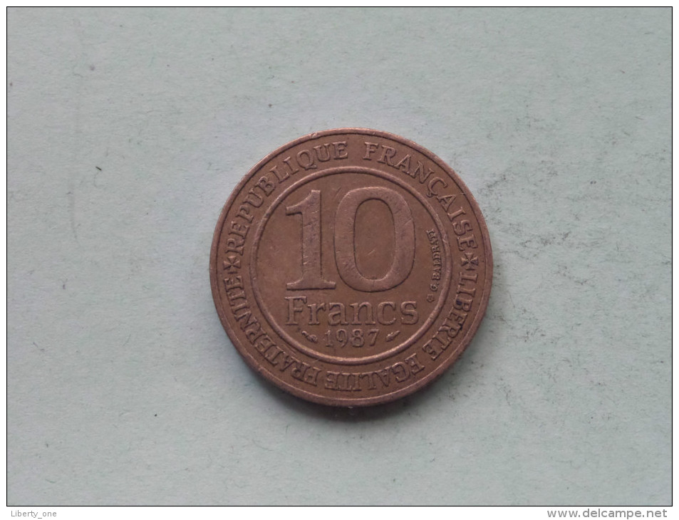 1987 - 10 Francs / KM 961d ( For Grade, Please See Photo ) !! - Autres & Non Classés