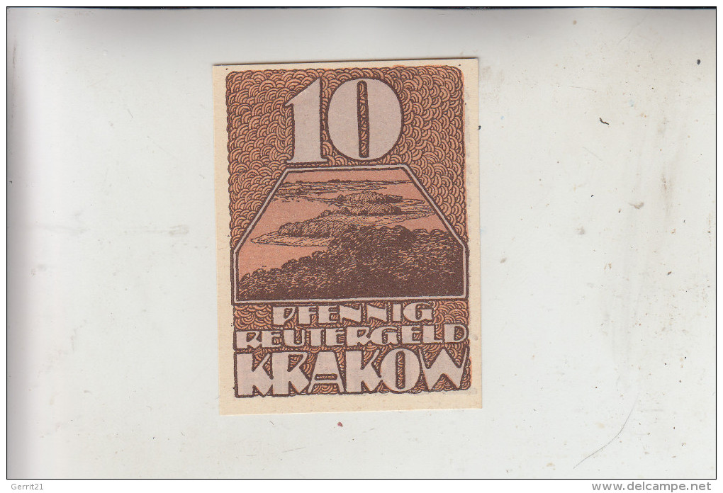 0-2330 KRAKOW, Notgeld, 10 Pfennig, 1922 - Krakow