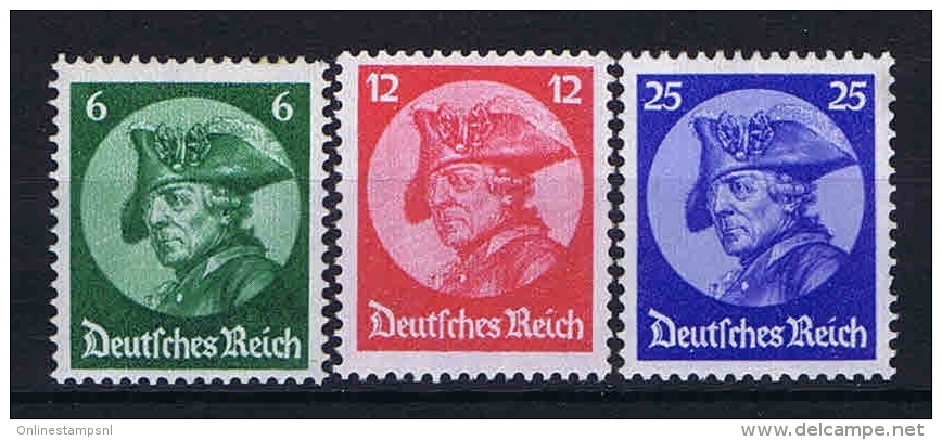 Germany 1933 Mi. Nr. 479-481, Yv  467-469, MNH/**, - Ungebraucht