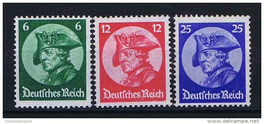 Germany 1933 Mi. Nr. 479-481, Yv  467-469, MNH/** - Ungebraucht