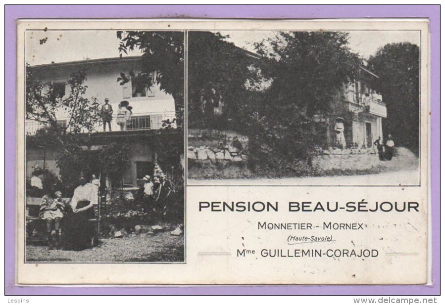 74 - MONNETIER -- Pension Beau Sejour - Autres & Non Classés