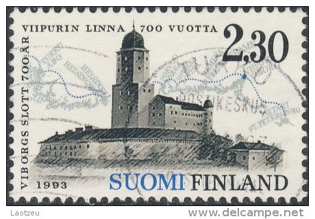 Finlande  1993. ~ YT 1175 - Château De Vyborg - Used Stamps