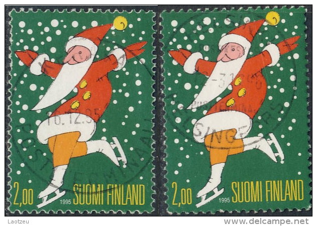 Finlande  1995. ~ YT 1283 à 1284  - Lot De 6 Noël - Used Stamps