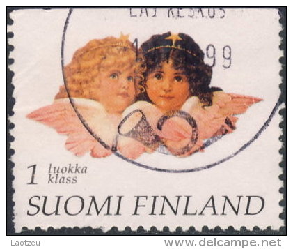 Finlande  1997. ~ YT 1336 - Anges - Oblitérés