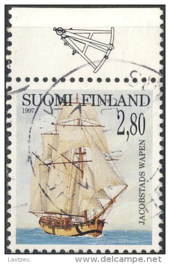 Finlande  1997. ~ YT 1352 - Voilier - Used Stamps