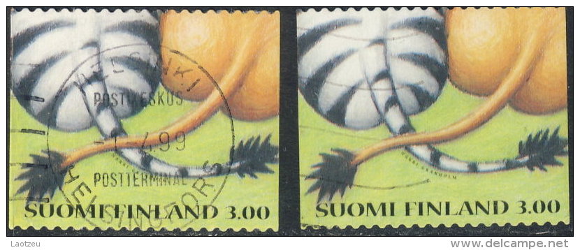 Finlande  1999. ~ YT 1430 Par 2 - St Valentin - Used Stamps
