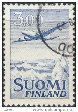 Finlande Aérien 1963. ~ A 9 - Avion Douglas DC 6 - Oblitérés