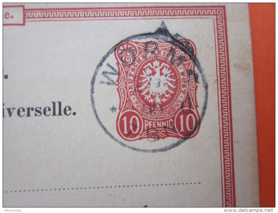 27-12-1890 Carte Postale Lettre Entiers Postaux  De WORMS  Fabrique Produits Chimiques Suisse Helvetia > Pr Marseille - Interi Postali