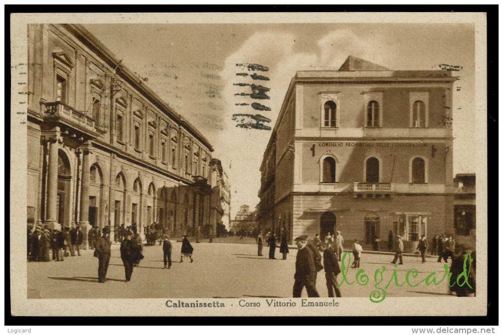 CALTANISSETTA CORSO VITTORIO EMANUELE 1941 - Caltanissetta