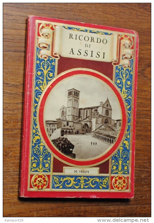 Ricordo Di Assisi 1900s ITALIAN ART Souvenir Book ALBUM SOUVENIR - Colecciones