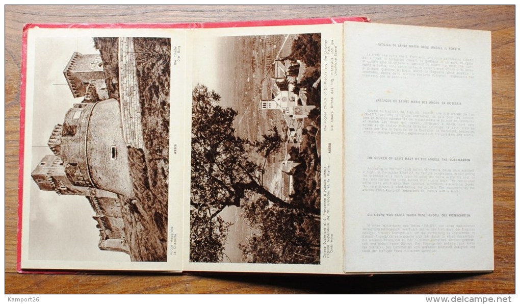 Ricordo Di Assisi 1900s ITALIAN ART Souvenir Book ALBUM SOUVENIR - Sammlungen